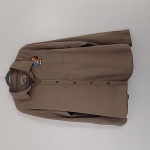 C.E. Schmidt Fit for Her Crossed Stitched Button Up Long Sleeve Shirt Pre-owned